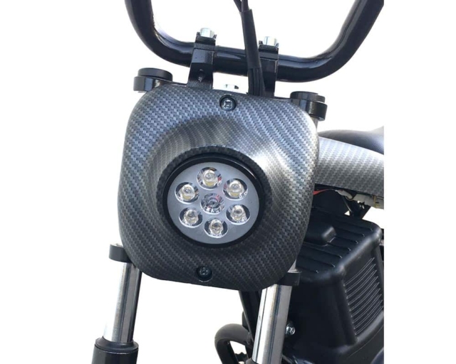 iconic electric minibikes tt750r front headlight