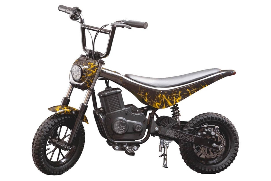 iconic electric minibike tt350r large yellow lightning