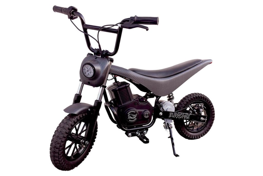 iconic electric minibike tt750r large matte black carbon