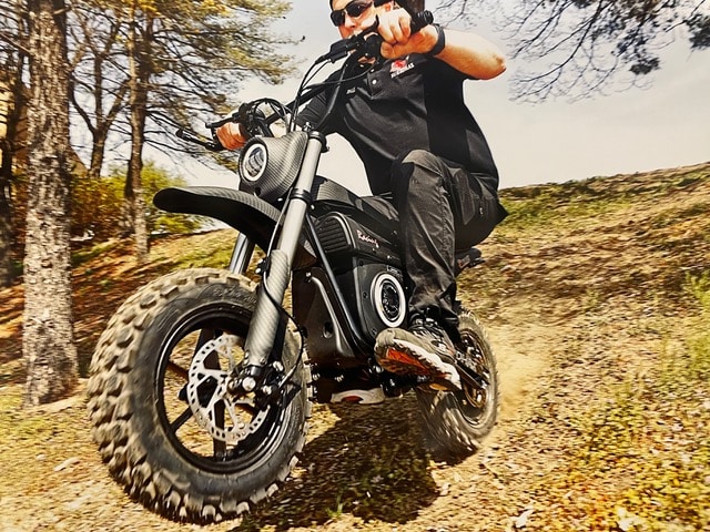 Burromax TT1600R - the best electric motorbike for hunting.