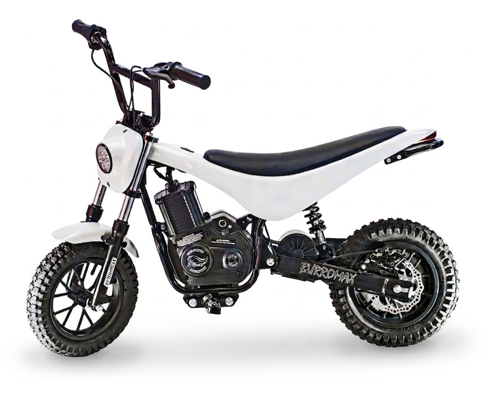 TT350R White Carbon | Iconic Minibikes and Scooters.